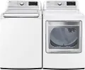KIT LG Top Load Washer and Electric Dryer - White, 7900W