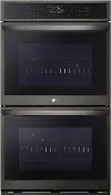 WDEP9423D LG 9.4 cu ft Double Wall Oven - Black Stainless Steel 30 Inch