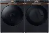 KIT Samsung Front Load Electric Washer and Dryer Set - Brushed Black 50BG8300V
