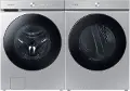 KIT Samsung Bespoke Electric Washer and Dryer Set - Silver Steel 8700T
