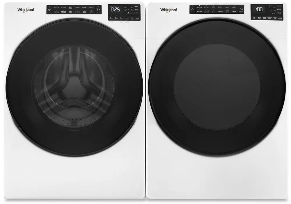 .WHP-W/W-5605-ELE-PR Whirlpool Electric Washer and Dryer Set - White W5605W-1