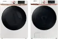 KIT Samsung Front Load Washer and Gas Dryer Set - Ivory 50BG8300