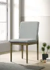 Sofie Brown and Gray Upholstered Dining Chair