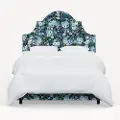 184BEDRPCGRPRBLULCB Rifle Paper Co Marion Garden Party Blue Cal-King Bed