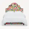 180BEDRPCGRPRTLCB Rifle Paper Co Marion Garden Party Pink Twin Bed