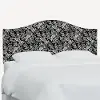 910TRPCCNBLCRMLCB Rifle Paper Co Mayfair Canopy Black & Cream Twin Headboard