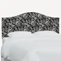 910TRPCCNBLCRMLCB Rifle Paper Co Mayfair Canopy Black & Cream Twin Headboard