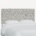 482QRPCAVBLKCRMLCB Rifle Paper Co Elly Aviary Cream & Black Queen Headboard