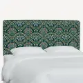 482QRPCBREMRLCB Rifle Paper Co Elly Bramble Emerald Queen Headboard