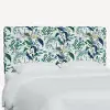 480TRPCPCBLWHLCB Rifle Paper Co Elly Blue Peacock Twin Headboard