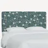 480TRPCPNEMRLCB Rifle Paper Co Elly Emerald Peonies Twin Headboard