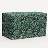 4325STRPCBREMRLCB Rifle Paper Co. Willie Bramble Emerald Storage Bench