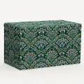 4325STRPCBREMRLCB Rifle Paper Co. Willie Bramble Emerald Storage Bench
