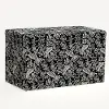 4325STRPCCNBLCRMLCB Rifle Paper Co. Willie Canopy Black & Cream Storage Bench