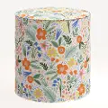 90-2RPCMRMLTLCB Rifle Paper Co. Billie Multi Color Floral Round Ottoman