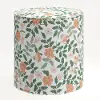 90-2RPCPRBLSCRMLCB Rifle Paper Co. Billie Primrose Blush & Cream Round Ottoman