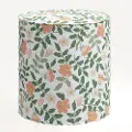 90-2RPCPRBLSCRMLCB Rifle Paper Co. Billie Primrose Blush & Cream Round Ottoman