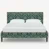 1670FCBEDRPCBREMRLCB Rifle Paper Co Elly Bramble Emerald Twin Platform Bed