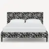 1670FCBEDRPCCNBLCRMLCB Rifle Paper Co Elly Canopy Black & Cream Twin Platform Bed