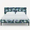 1670FCBEDRPCGRPRBLULCB Rifle Paper Co Elly Garden Party Blue Twin Platform Bed