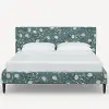 1674FCBEDRPCPNEMRLCB Rifle Paper Co Elly Emerald Peonies Cal-King Platform Bed