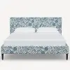 1674FCBEDRPCPMBLULCB Rifle Paper Co Elly Blue Pomegranate Cal-King Platform Bed