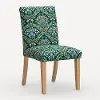 63-6NATRPCBREMRLCB Rifle Paper Co. Lorraine Bramble Emerald Dining Chair