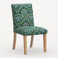 63-6NATRPCBREMRLCB Rifle Paper Co. Lorraine Bramble Emerald Dining Chair