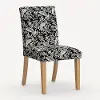63-6NATRPCCNBLCRMLCB Rifle Paper Co. Lorraine Canopy Black & Cream Dining Chair