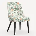 84-6RPCPRBLSCRMLCB Rifle Paper Co. Clare Primrose Blush Dining Chair