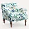 9305RPCPCBLWHLCB Rifle Paper Co. Bristol Blue Peacock Accent Chair