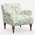 9305RPCPRBLSCRMLCB Rifle Paper Co. Bristol Primrose Blush Accent Chair