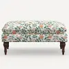 2425RPCPRBLSCRMLCB Rifle Paper Co. Flora Primrose Blush Pillowtop Bench