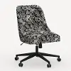 84-9RPCCNBLCRMLCB Rifle Paper Co. Oxford Canopy Black & Cream Office Chair