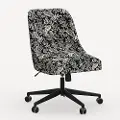 84-9RPCCNBLCRMLCB Rifle Paper Co. Oxford Canopy Black & Cream Office Chair