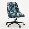 84-9RPCGRPRBLULCB Rifle Paper Co. Oxford Garden Party Blue Office Chair