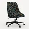 84-9RPCMNBLKLCB Rifle Paper Co. Oxford Menagerie Black Office Chair
