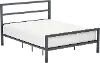 Alastair Graphite Gray King Metal Bed