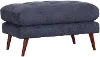 Liverpool Denim Blue Ottoman