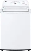 WT6105CW LG 4.1 cu ft Top Load Washer with Agitator - White, 6100W