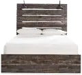 Sunset Park Rustic Brown King Bed