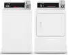KIT Speed Queen Coin Operated Electric Washer and Dryer - White