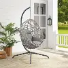 KO70232LG Lorelei Indoor/Outdoor Wicker Hanging Egg Chair