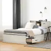 15479 Ulysses Light Gray Storage Full Bed and Headboard Set