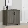 15524 Farnel 2-Door Gray Maple Storage Cabinet