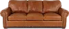 Tahoe Saddle Brown Leather Sofa Bed