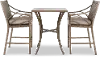 KIT Potomac Brown 3-Piece Patio Dining Set