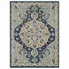IE308-103 Whimsey 5 x 8 Jennings Ornamental Blue Area Rug