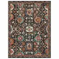 IE310-416/5X8-MARTIN Whimsey 5 x 8 Martin Black Multicolor Area Rug