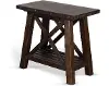 Vivian Raisin Brown Chairside Table